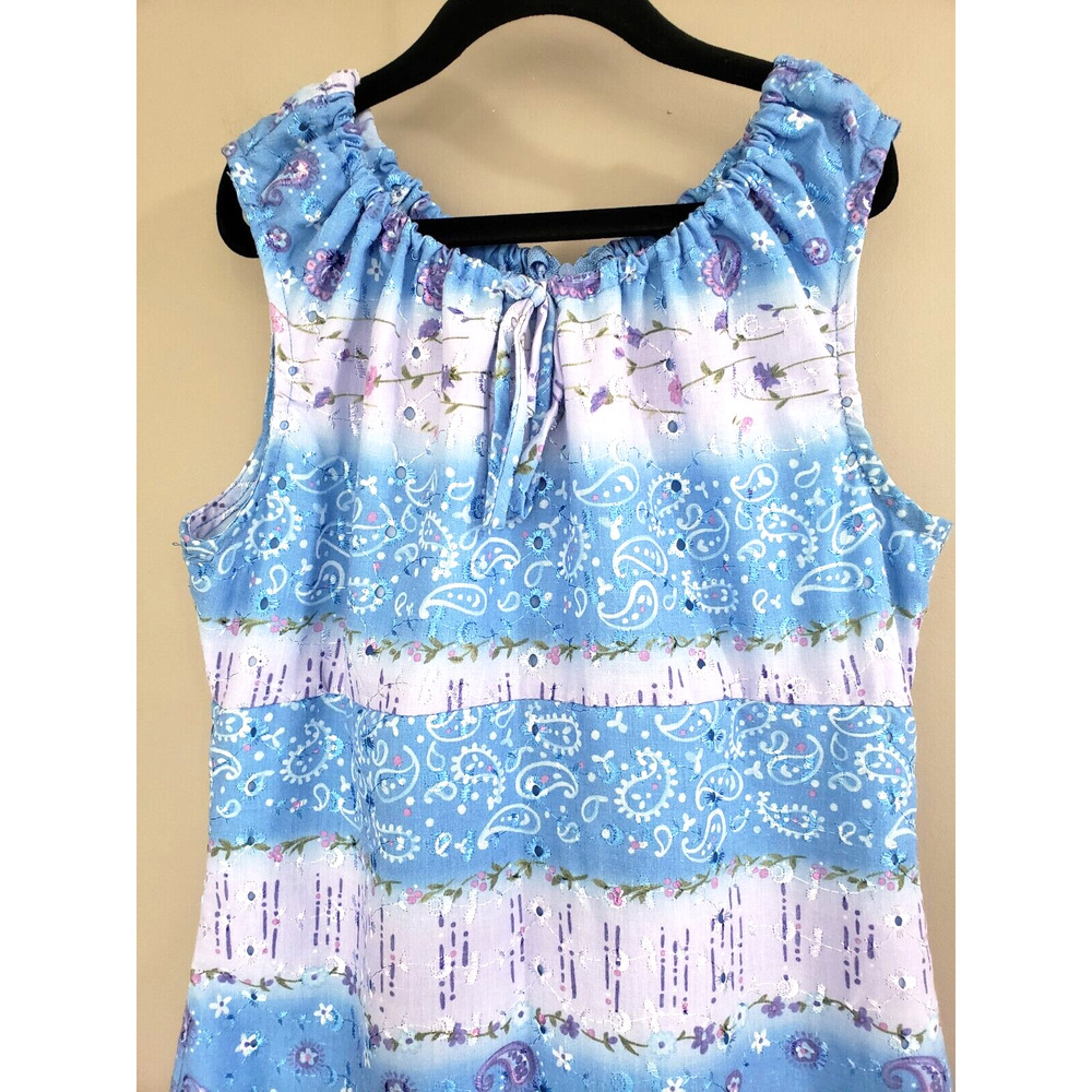 ULTIIMATE Y2k! Vintage Y2K Limited Too paisley floral print party dress Girls 12 - Picture 2 of 8